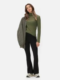 Legging Taille Haute évasé En Jersey