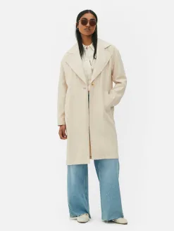Manteau à Boutonnage Simple