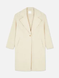 Manteau à Boutonnage Simple