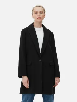 Manteau à Boutonnage Simple Classique