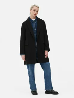 Manteau à Boutonnage Simple Classique