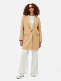 Manteau à Boutonnage Simple Classique