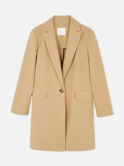 Manteau à Boutonnage Simple Classique