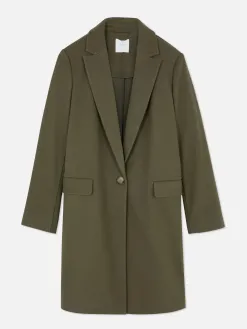 Manteau à Boutonnage Simple Classique