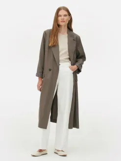 Manteau Cache-poussière à Double Boutonnage The Edit