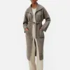 Manteau-cardigan Long Tricoté