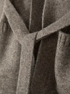 Manteau-cardigan Long Tricoté