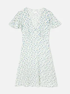 Mini Robe à Manches Courtes