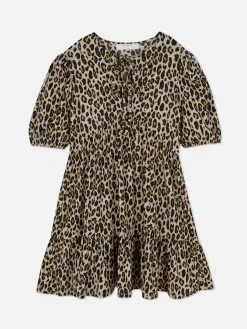 Mini Robe Froncée à Smock