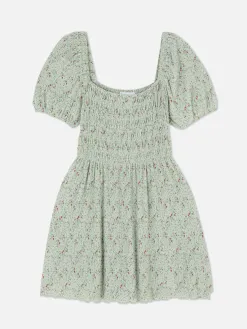 Mini Robe Froncée En Plissé