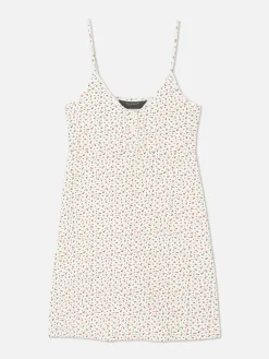 Mini Robe Moulante à Bretelles Fines