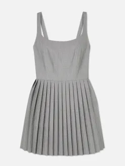 Mini Robe Patineuse Plissée Rita Ora