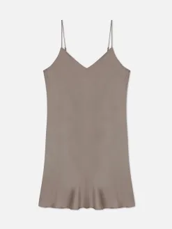 Nuisette En Satin à Col En V