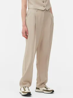 Pantalon Droit Ajusté à Coordonner