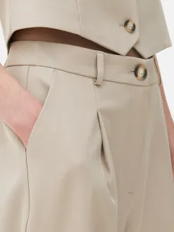 Pantalon Droit Ajusté à Coordonner