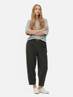 Pantalon Fuselé Plissé