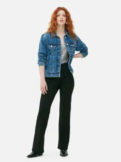 Pantalon évasé En Point De Rome
