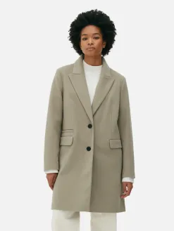 Pardessus à Boutonnage Simple