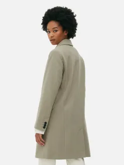 Pardessus à Boutonnage Simple