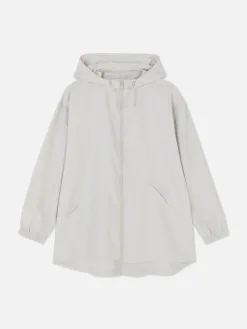 Parka Imperméable Légère à Capuche