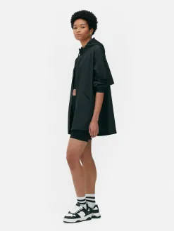 Parka Imperméable Légère à Capuche