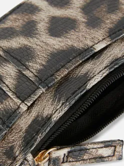 Porte-cartes à Texture Peau De Serpent