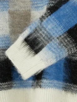 Pull Brossé à Carreaux Rita Ora