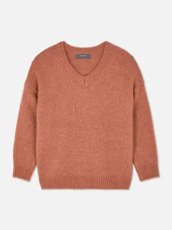 Pull Coupe Regular à Col En V