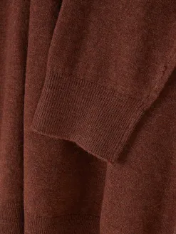 Pull En Maille Fine à Col Ras-du-cou