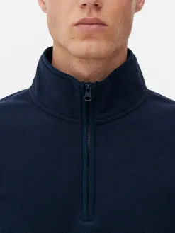 Pull En Molleton à Col Zippé