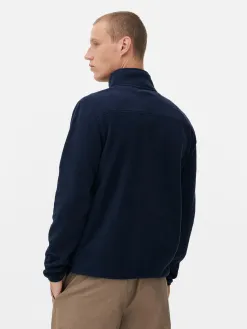 Pull En Molleton à Col Zippé