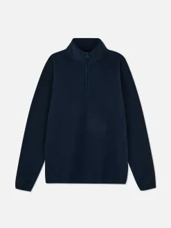 Pull En Molleton à Col Zippé