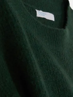 Pull Tricoté Avec Manches à Revers