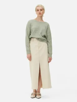 Pull Tricoté Avec Nœud Dans Le Dos