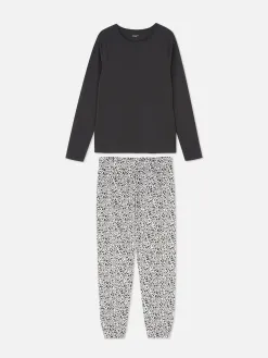 Pyjama à Manches Longues Et à Poche