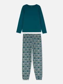 Pyjama à Manches Longues Et à Poche