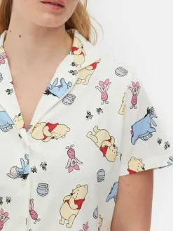 Pyjama Chemise Et Short Disney Winnie L'ourson