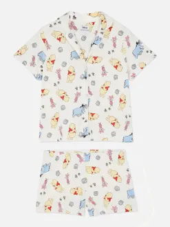 Pyjama Chemise Et Short Disney Winnie L'ourson