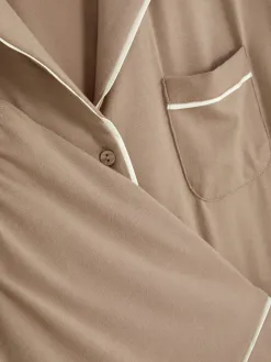 Pyjama En Jersey à Manches Courtes