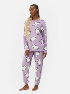 Pyjama En Molleton à Manches Longues Miffy