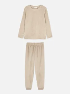 Pyjama En Polaire à Texture Câble