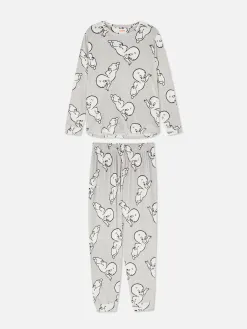 Pyjama Long En Velours Casper