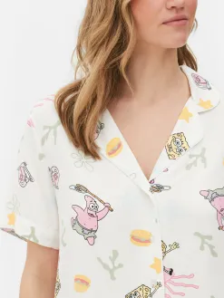 Pyjama Short Et Chemise De Nuit Bob L'éponge Femme