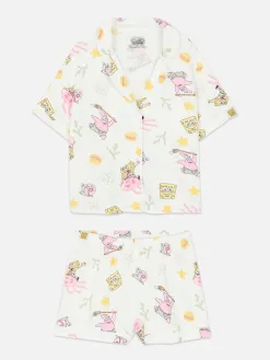 Pyjama Short Et Chemise De Nuit Bob L'éponge Femme