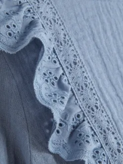 Robe à Superpositions En Broderie Anglaise