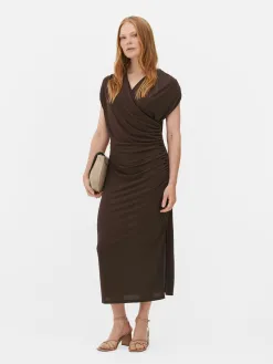 Robe Drapée En Jersey The Edit
