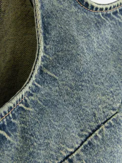Robe Droite En Denim Rita Ora