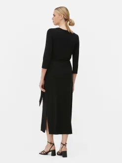 Robe En Jersey à Nouer Sur Le Côté The Edit