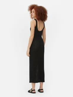 Robe Mi-longue En Crochet