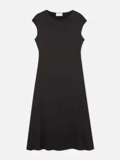Robe Mi-longue En Satin The Edit